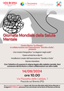 Giornata Mondiale della Salute Mentale - 14 settembre